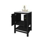 Nearmé Dallas 23.5 Inch Bathroom Vanity in Black- Cabinet Only Nearmé