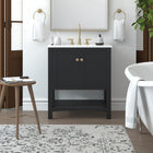 Nearmé Dallas 29.5 Inch Bathroom Vanity in Black- Cabinet Only Nearmé