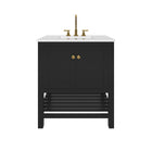 Nearmé Dallas 29.5 Inch Bathroom Vanity in Black- Cabinet Only Nearmé