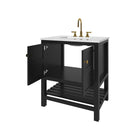 Nearmé Dallas 29.5 Inch Bathroom Vanity in Black- Cabinet Only Nearmé