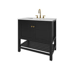 Nearmé Dallas 35.5 Inch Bathroom Vanity in Black- Cabinet Only Nearmé