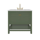 Nearmé Dallas 35.5 Inch Bathroom Vanity in Sage- Cabinet Only Nearmé