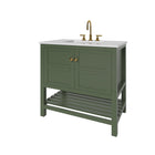 Nearmé Dallas 35.5 Inch Bathroom Vanity in Sage- Cabinet Only Nearmé