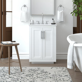 Nearmé Miami 23.5 Inch Bathroom Vanity in White- Cabinet Only Nearmé