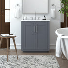 Nearmé Miami 29.5 Inch Bathroom Vanity in Grey- Cabinet Only Nearmé