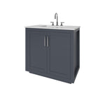 Nearmé Miami 35.5 Inch Bathroom Vanity in Grey- Cabinet Only Nearmé