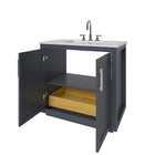 Nearmé Miami 35.5 Inch Bathroom Vanity in Grey- Cabinet Only Nearmé