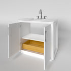 Nearmé Miami 35.5 Inch Bathroom Vanity in White- Cabinet Only Nearmé