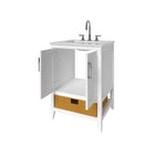 Nearmé New York 23.5 Inch Bathroom Vanity in White- Cabinet Only Nearmé