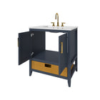 Nearmé New York 29.5 Inch Bathroom Vanity in Blue- Cabinet Only Nearmé