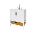 Nearmé New York 29.5 Inch Bathroom Vanity in White- Cabinet Only Nearmé