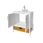 Nearmé New York 29.5 Inch Bathroom Vanity in White- Cabinet Only Nearmé